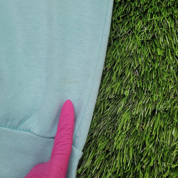 Vintage 80s Bunny Skiing Sweatshirt Womens XL 22x22 Boxy USA - Picture 9 of 15